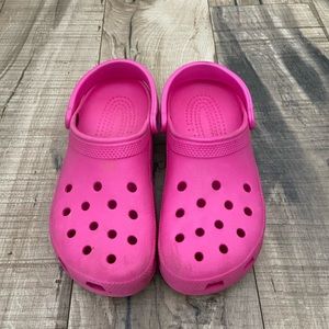 Pink Crocs